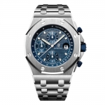 Audemars Piguet Herren Royal Oak Offshore Automatik Chronograph 42mm in Edelstahl-Marineblau