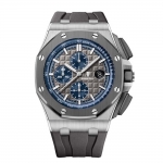 Audemars Piguet Men Royal Oak Offshore Selfwinding Chronograph 44 mm in Titanium-Grey