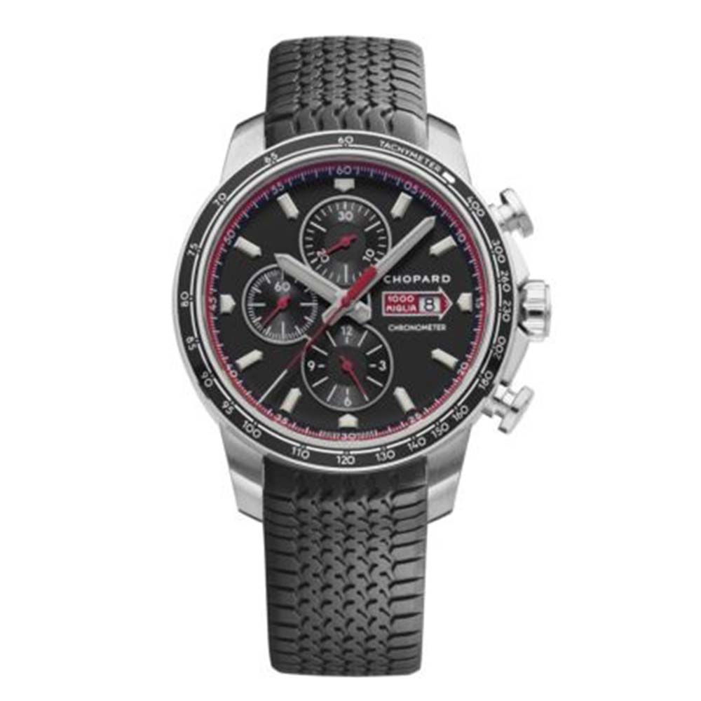 Chopard Men Mille Miglia GTS Chrono 44 mm Automatic in Stainless Steel-Black (1)