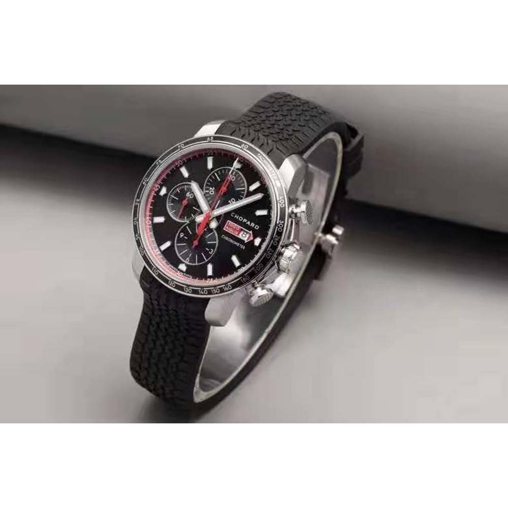 Chopard Men Mille Miglia GTS Chrono 44 mm Automatic in Stainless Steel-Black (4)