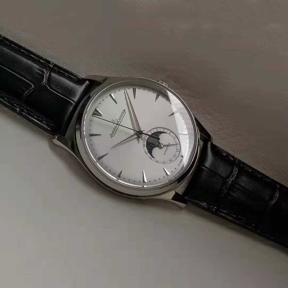Jaeger-LeCoultre Men Master Ultra Thin Moon in Stainless Steel 39 mm-Silver (2)