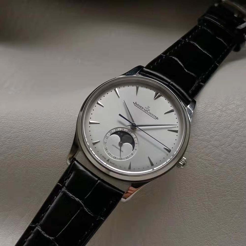 Jaeger-LeCoultre Men Master Ultra Thin Moon in Stainless Steel 39 mm-Silver (3)