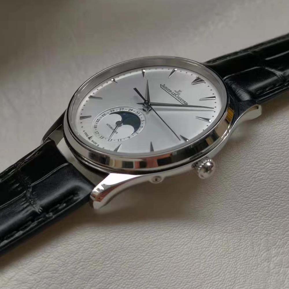 Jaeger-LeCoultre Men Master Ultra Thin Moon in Stainless Steel 39 mm-Silver (5)