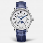 Jaeger-LeCoultre Women Rendez-Vous Moon Medium in Stainless Steel 34 mm-Silver