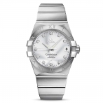 Omega Men Constellation Co‑Axial Chronometer 38 mm in Stainless Steel-Silver