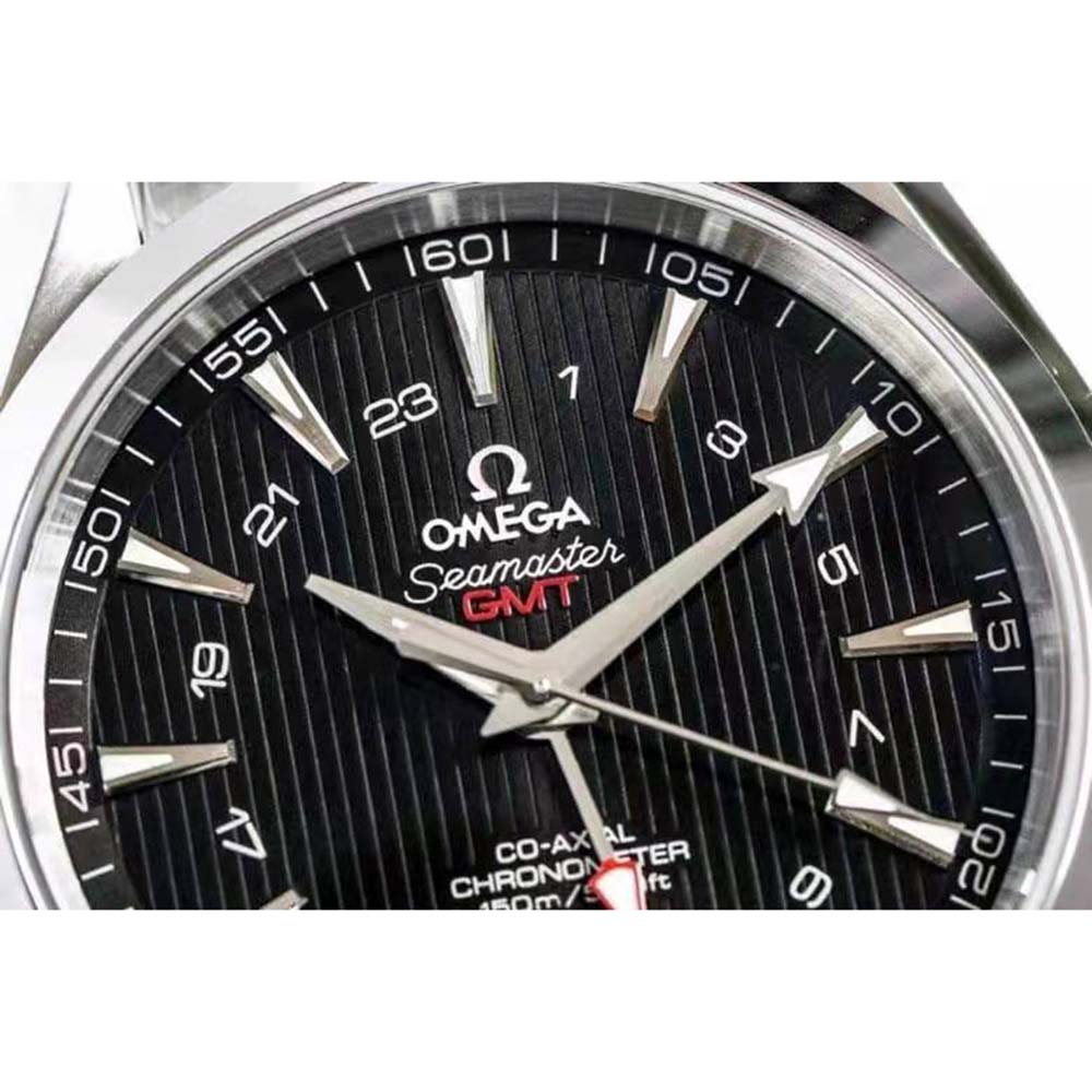Omega Men Seamaster Aqua Terra 150M Co-Axial Chronometer GMT 43 mm-Black (5)