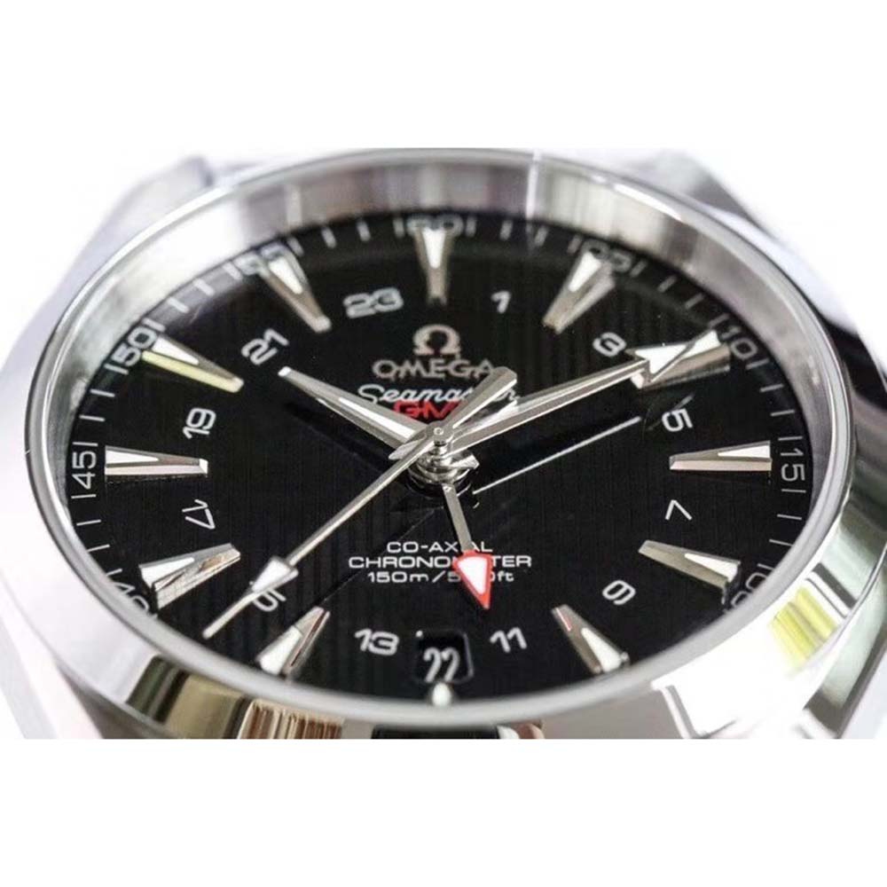 Omega Men Seamaster Aqua Terra 150M Co-Axial Chronometer GMT 43 mm-Black (6)