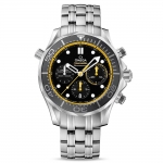 Omega Men Seamaster Diver 300M Co-Axial Chronometer Chronograph 44 mm-Black