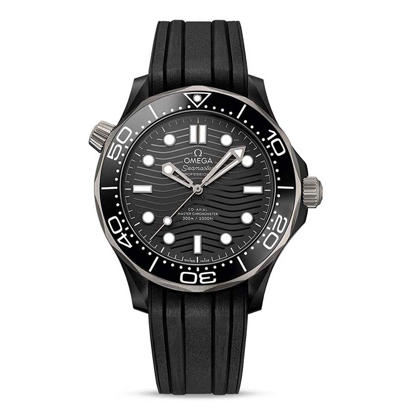 Omega Men Seamaster Diver 300M Co-Axial Master Chronometer 43.5 mm in Black Ceramic (1)