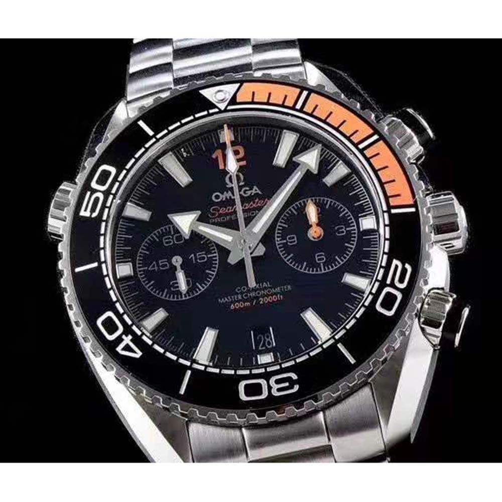 Omega Men Seamaster Planet Ocean 600M Co‑Axial Master Chronometer Chronograph 45.5 mm-Black (3)