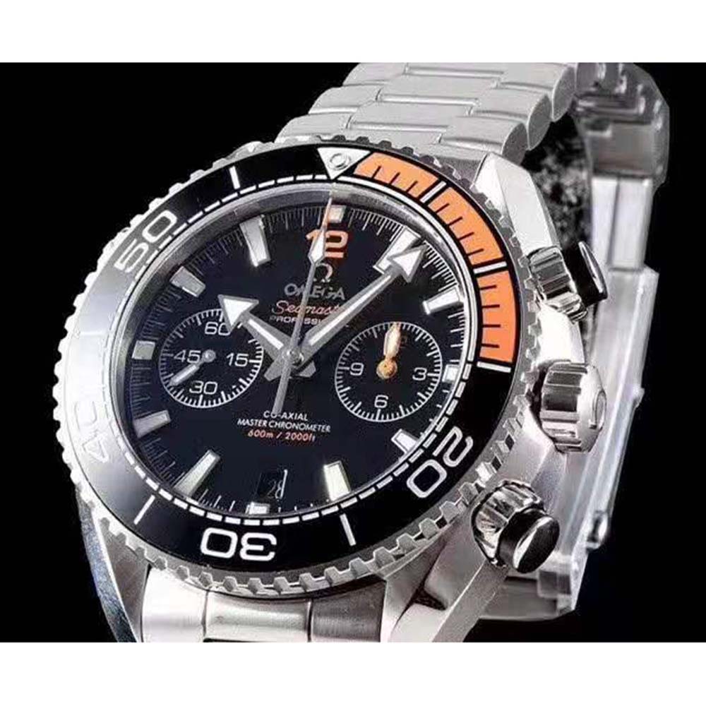 Omega Men Seamaster Planet Ocean 600M Co‑Axial Master Chronometer Chronograph 45.5 mm-Black (4)