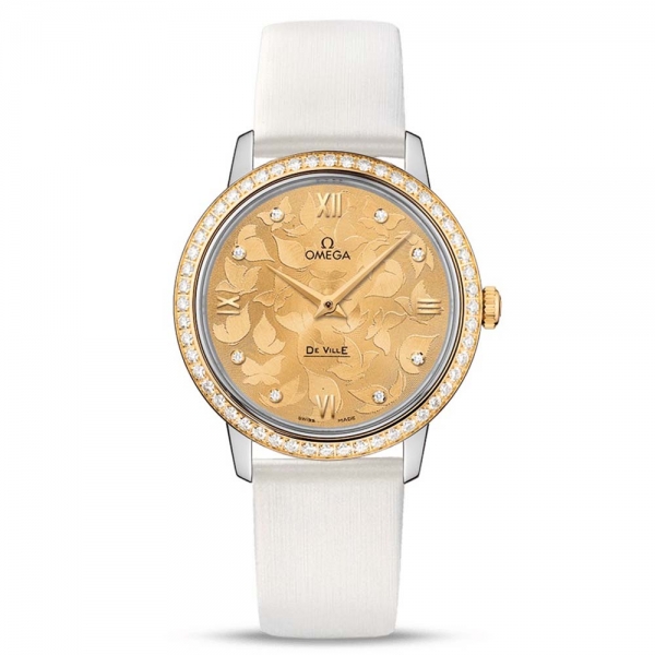 Omega Women De Ville Prestige Quartz 32.7 mm in Steel ‑ Yellow Gold
