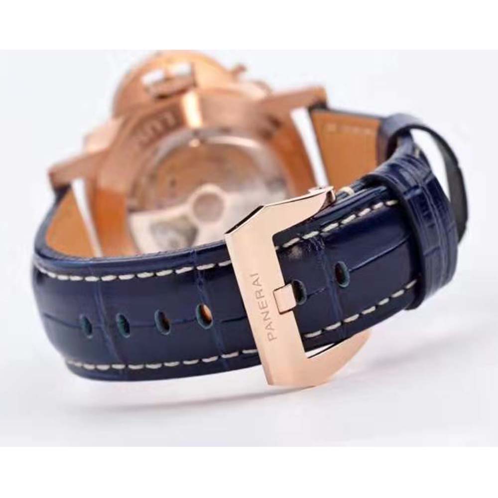 Panerai Men Luminor Marina Goldtech 44 mm-Blue (7)