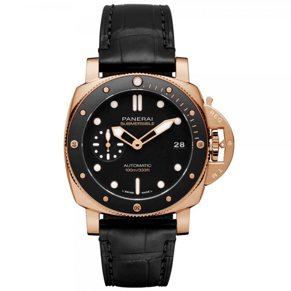 Panerai Men Submersible 42mm in Goldtech-Black (1)