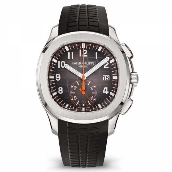 Patek Philippe Men Aquanaut Chronograph Self-Winding 42.2mm in Steel-Black