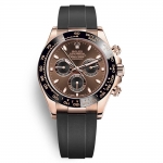 Rolex Men Cosmograph Daytona Professional Watches Oyster 40 mm in Everose Gold-Brown