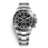 Rolex Men Cosmograph Daytona Professional Watches Oyster 40 mm in Oystersteel-Black