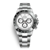 Rolex Men Cosmograph Daytona Professional Watches Oyster 40 mm in Oystersteel-White