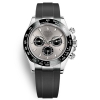 Rolex Men Cosmograph Daytona Professional Watches Oyster 40 mm in White Gold-Grey