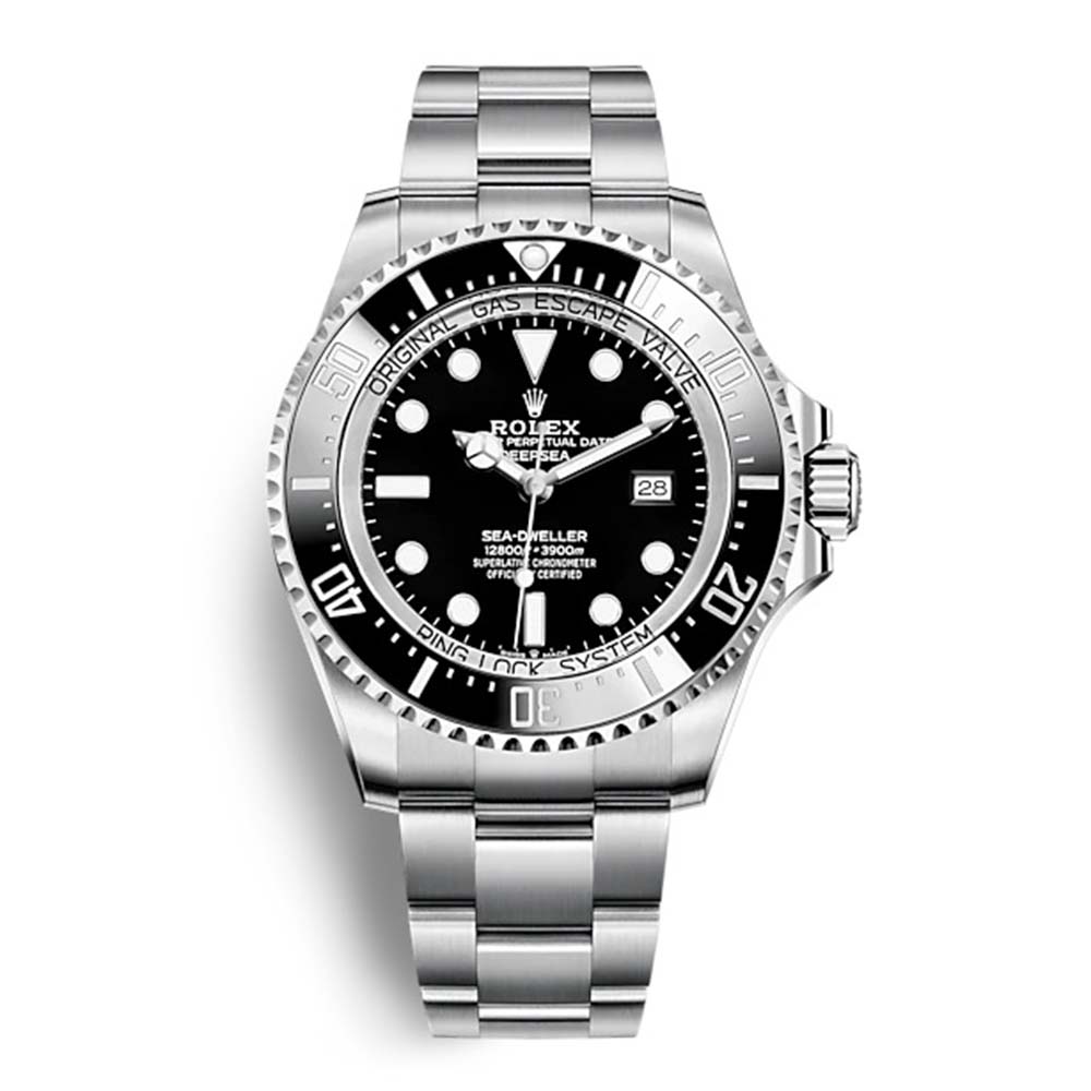Rolex Men Deepsea Professional Watches Oyster 44 mm in Oystersteel-Black