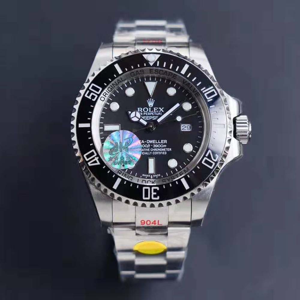 Rolex Men Deepsea Professional Watches Oyster 44 mm in Oystersteel-Black (2)