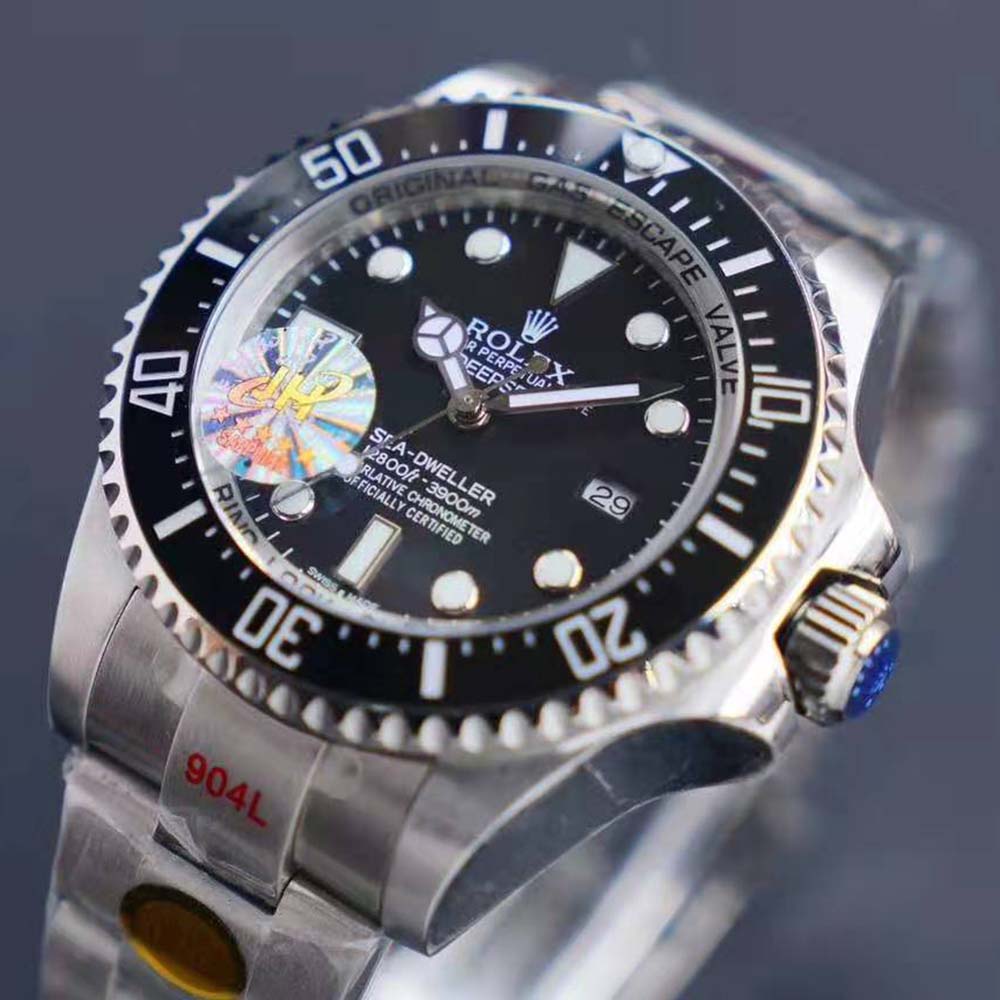 Rolex Men Deepsea Professional Watches Oyster 44 mm in Oystersteel-Black (3)