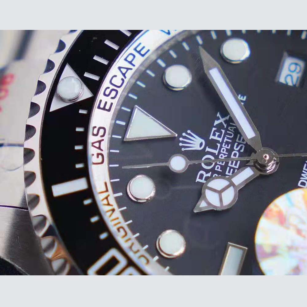 Rolex Men Deepsea Professional Watches Oyster 44 mm in Oystersteel-Black (5)