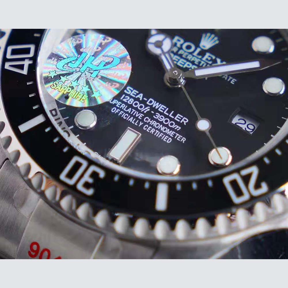 Rolex Men Deepsea Professional Watches Oyster 44 mm in Oystersteel-Black (6)
