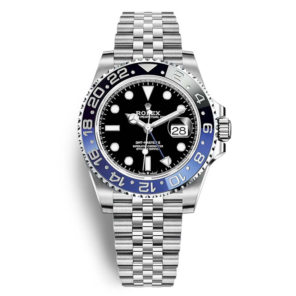 Rolex Men GMT-Master II Professional Watches Oyster 40 mm in Oystersteel-Blue (1)