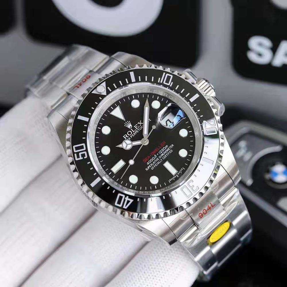 Rolex Men Sea-Dweller Professional Watches Oyster 43 mm in Oystersteel-Black (2)