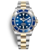 Rolex Men Submariner Date Professional Watches Oyster 41 mm in Oystersteel and Yellow Gold-Blue