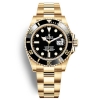Rolex Men Submariner Date Professional Watches Oyster 41 mm in Yellow Gold-Black