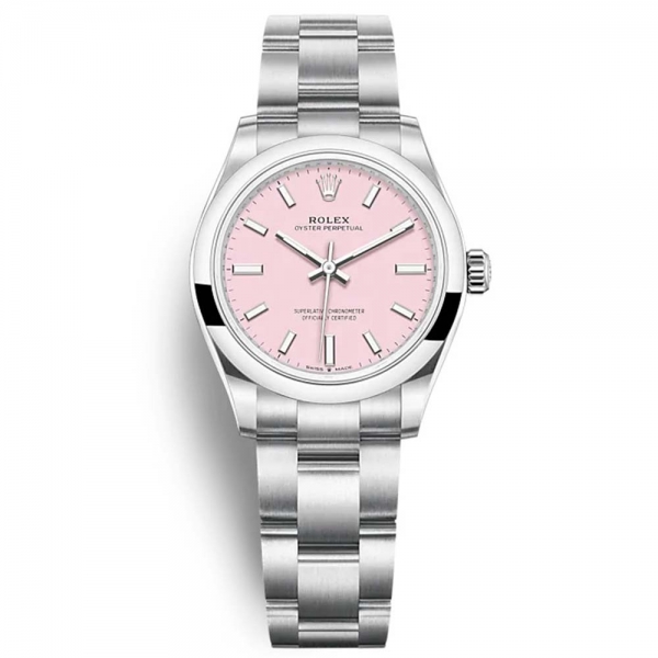 Rolex Women Oyster Perpetual Classic Watches 31 mm in Oystersteel-Pink