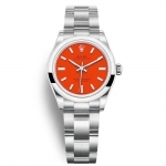 Rolex Women Oyster Perpetual Classic Watches 31 mm in Oystersteel-Red