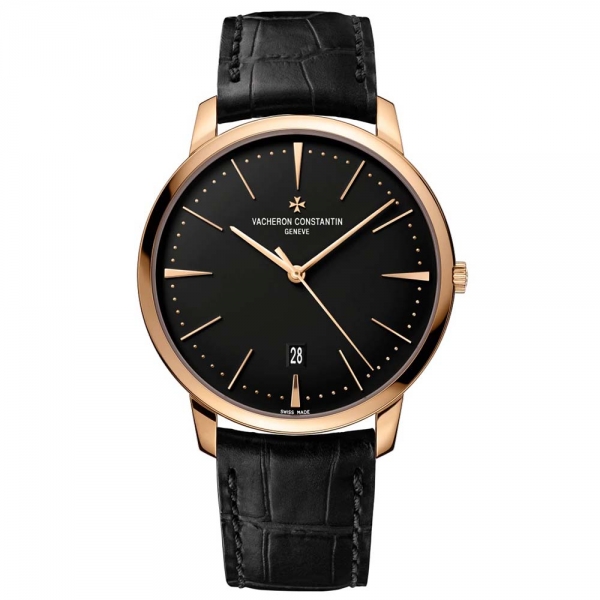 Vacheron Constantin Men Patrimony Self-Winding 40 mm in Pink Gold-Black