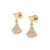 Bulgari Divas Dream Earrings in Yellow Gold with Diamonds