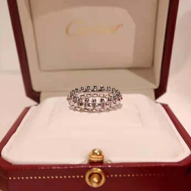 Cartier Clash De Cartier Ring Small Model in White Gold-Silver (4)