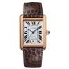 Cartier Men Tank Solo Watch Extra-large Model Automatic Movement in Pink Gold-White