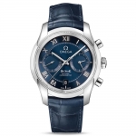 Omega Men De Ville Hour Vision Co‑Axial Chronometer Chronograph 42 mm-Blue