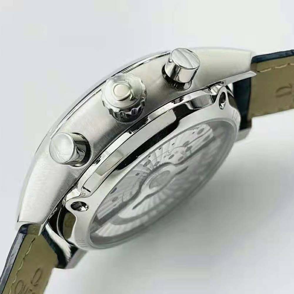 Omega Men De Ville Hour Vision Co‑Axial Chronometer Chronograph 42 mm-Blue (5)