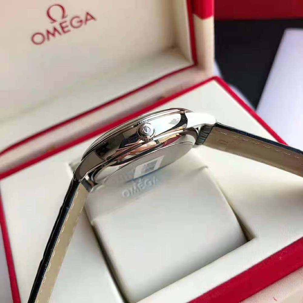 Omega Men De Ville Prestige Co‑Axial Chronometer 39.5 mm in Steel-Silver (5)