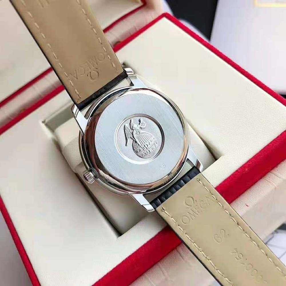 Omega Men De Ville Prestige Co‑Axial Chronometer 39.5 mm in Steel-Silver (6)