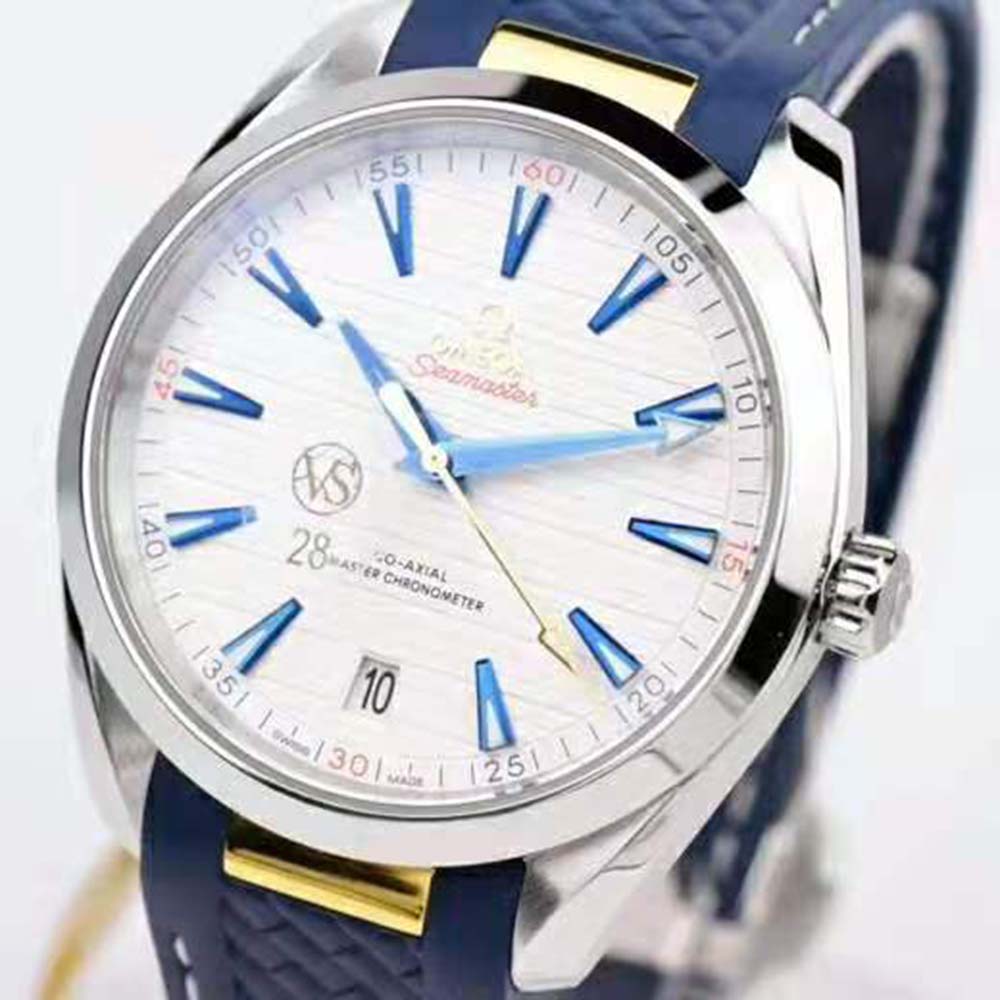 Omega Men Seamaster Aqua Terra 150M Co‑Axial Master Chronometer 41 mm-Silver (4)