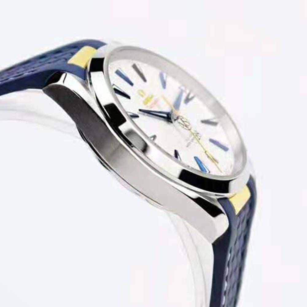 Omega Men Seamaster Aqua Terra 150M Co‑Axial Master Chronometer 41 mm-Silver (6)