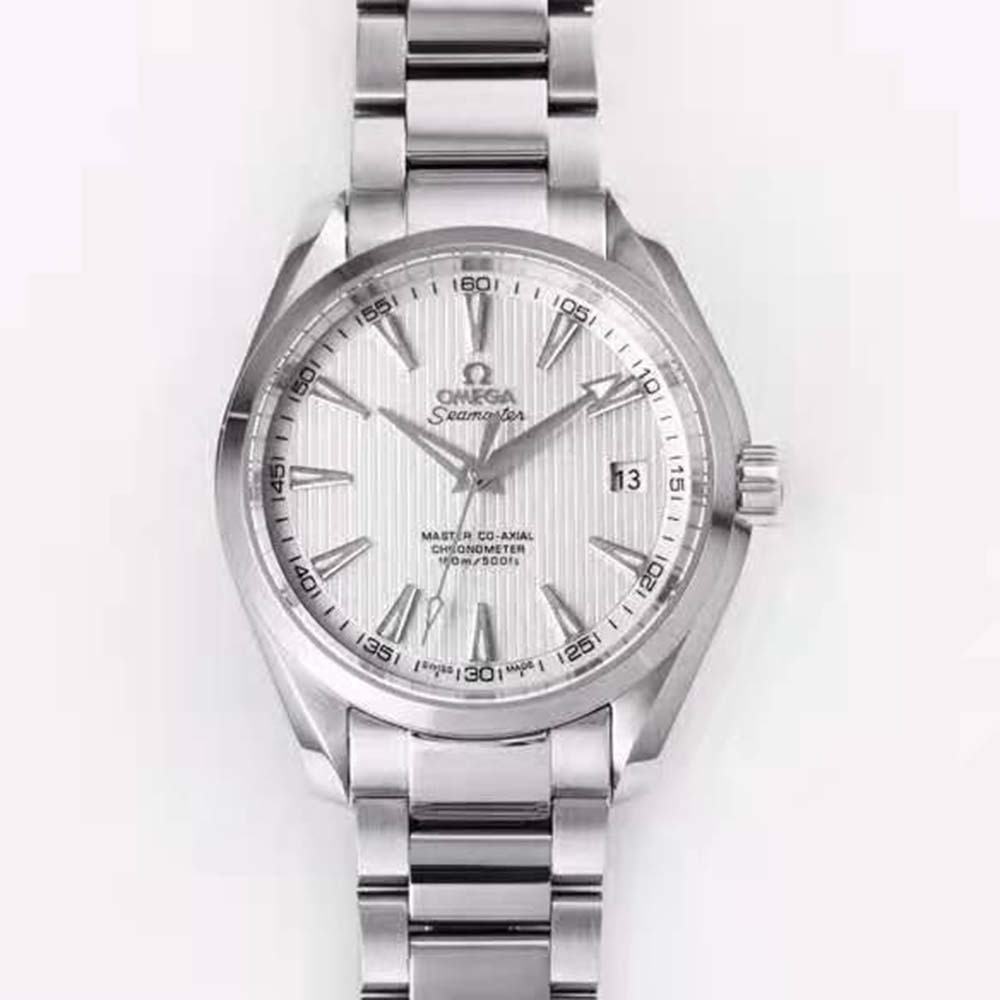 Omega Men Seamaster Aqua Terra 150M Master Co‑Axial Chronometer 41.5 mm-Silver (2)