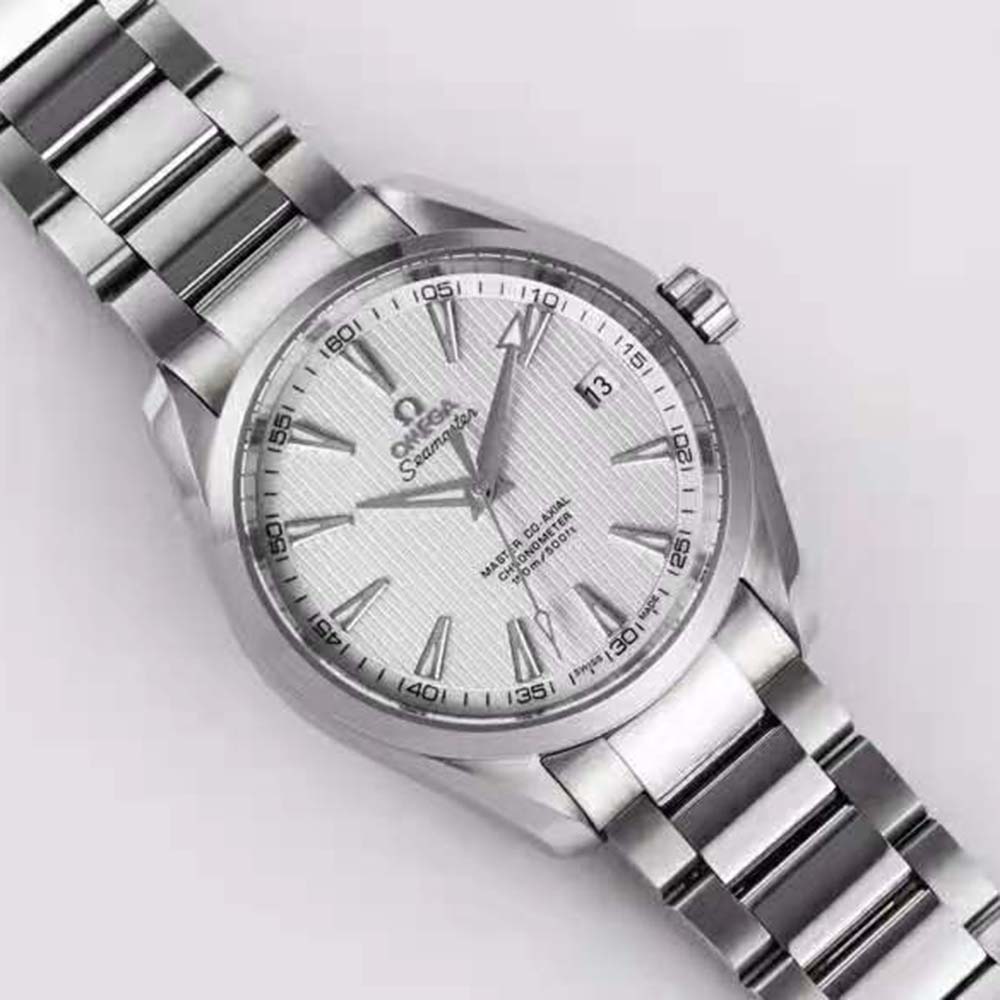 Omega Men Seamaster Aqua Terra 150M Master Co‑Axial Chronometer 41.5 mm-Silver (4)