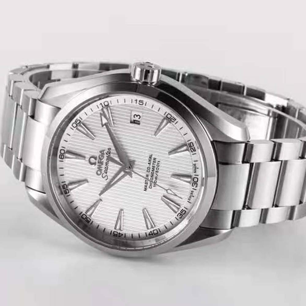 Omega Men Seamaster Aqua Terra 150M Master Co‑Axial Chronometer 41.5 mm-Silver (5)