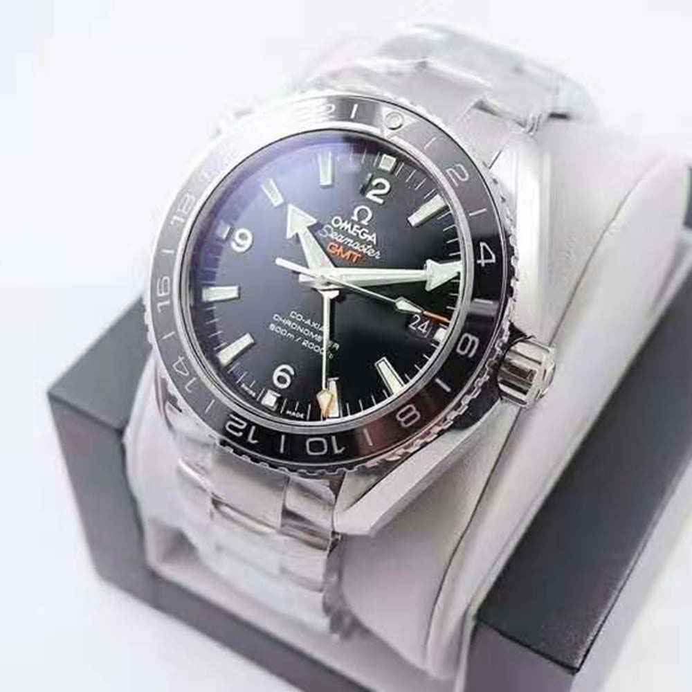 Omega Men Seamaster Planet Ocean 600M Co‑Axial Chronometer GMT 43.5 mm-Black (3)