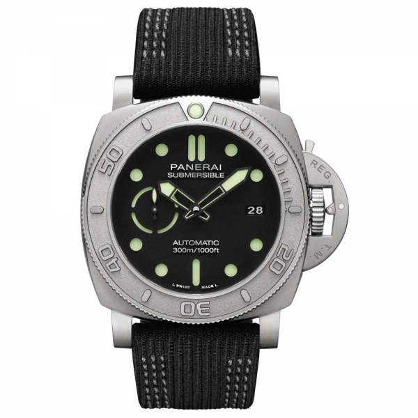 Panerai Men Submersible Mike Horn Edition 47 mm-Black