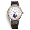 Rolex Men Cellini Moonphase Classic Watches 39 mm in 18 ct Everose Gold-White